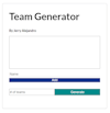 Angular Team Generator